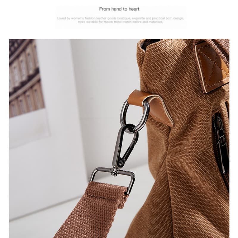 New fashion canvas large capacity women's bag shoulder bag
