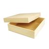 MégaCréa DIY - Caja de madera cuadrada 20 x 20 cm H 5 cm