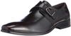 Sarabande Men's Single Monk Cow Leather Dress Shoes, Size 7763, Dark Brown, Size 42 (26cm)