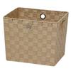 Iris Ohyama Basket, Beige, 31.5cm Wide X 26cm Deep X 26cm High, CBK-31D