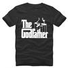 Fashion The Godfather T Shirts Men Letter Printed T Shirt Short Sleeve Cotton Casual God Father Tops Tees