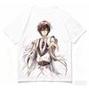 Code Geass T-shirt Persoonlijkheid Kleding Nieuw Model Anime T-shirt Kleding voor het hele jaar Grote Maten Unisex Streetwear Trendy Koppels