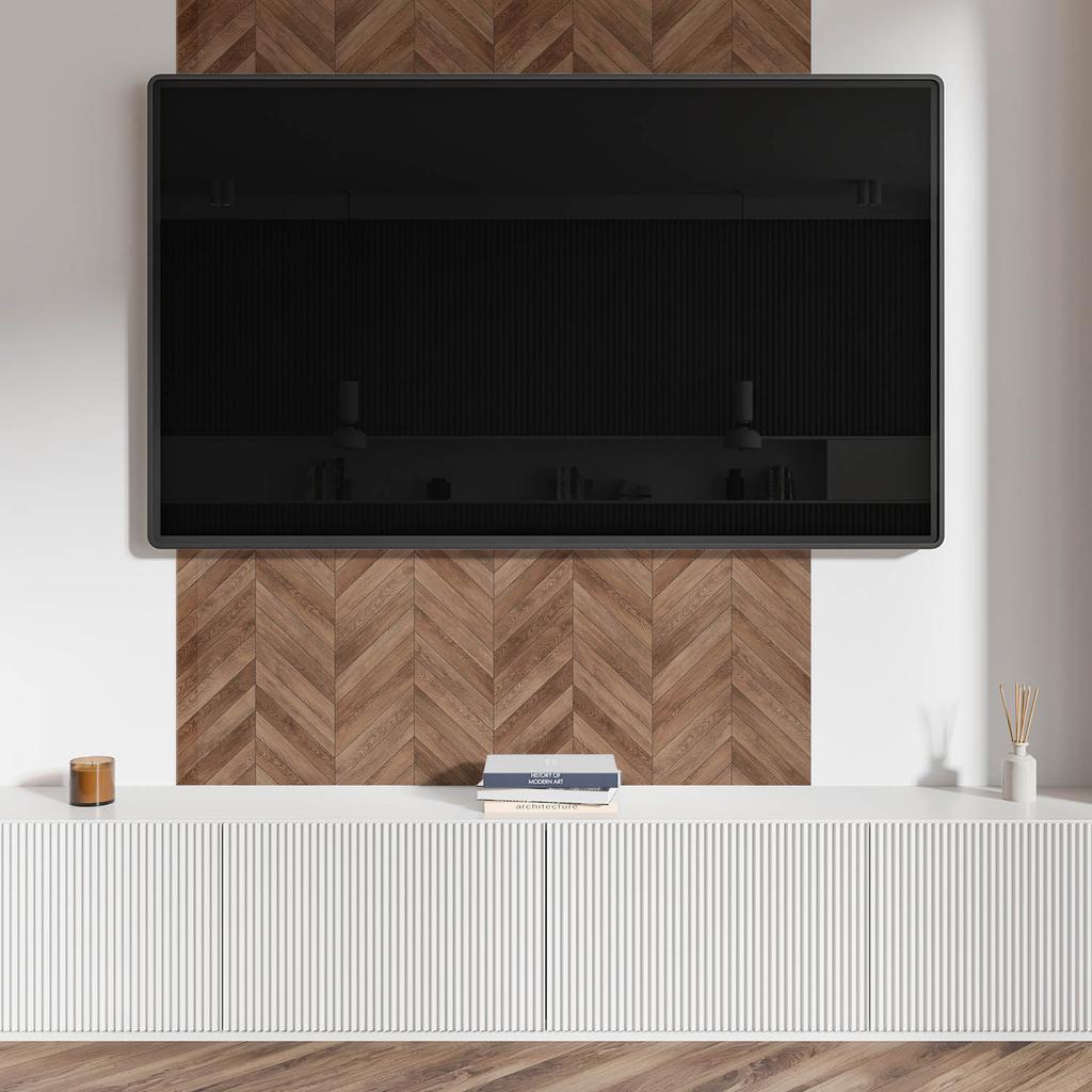 Winylowy Panel Samoprzylepny Do Pokoju Młodzieżowego 120X60 Cm Wzór W Jodełkę