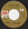 Disque 7 pouces BILLY PRESTON OutaSpace I Wrote A Simple Song AM1320 AM Records 1972 Canada SoulFunk Occasion