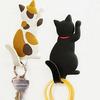 Lovely Cat Magnet Wall Decor Saldētavas āķis Atslēgu turētājs Organizators Dekoratīvs pakaramais