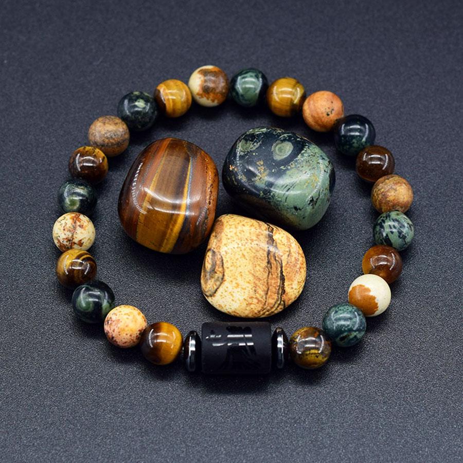 12 Sterrenbeeld Armband Heren Constellatie Armband voor Mannen Ram Maagd Leeuw Weegschaal Bedel Bangle Dames Vriendschap Sieraden om de Hand