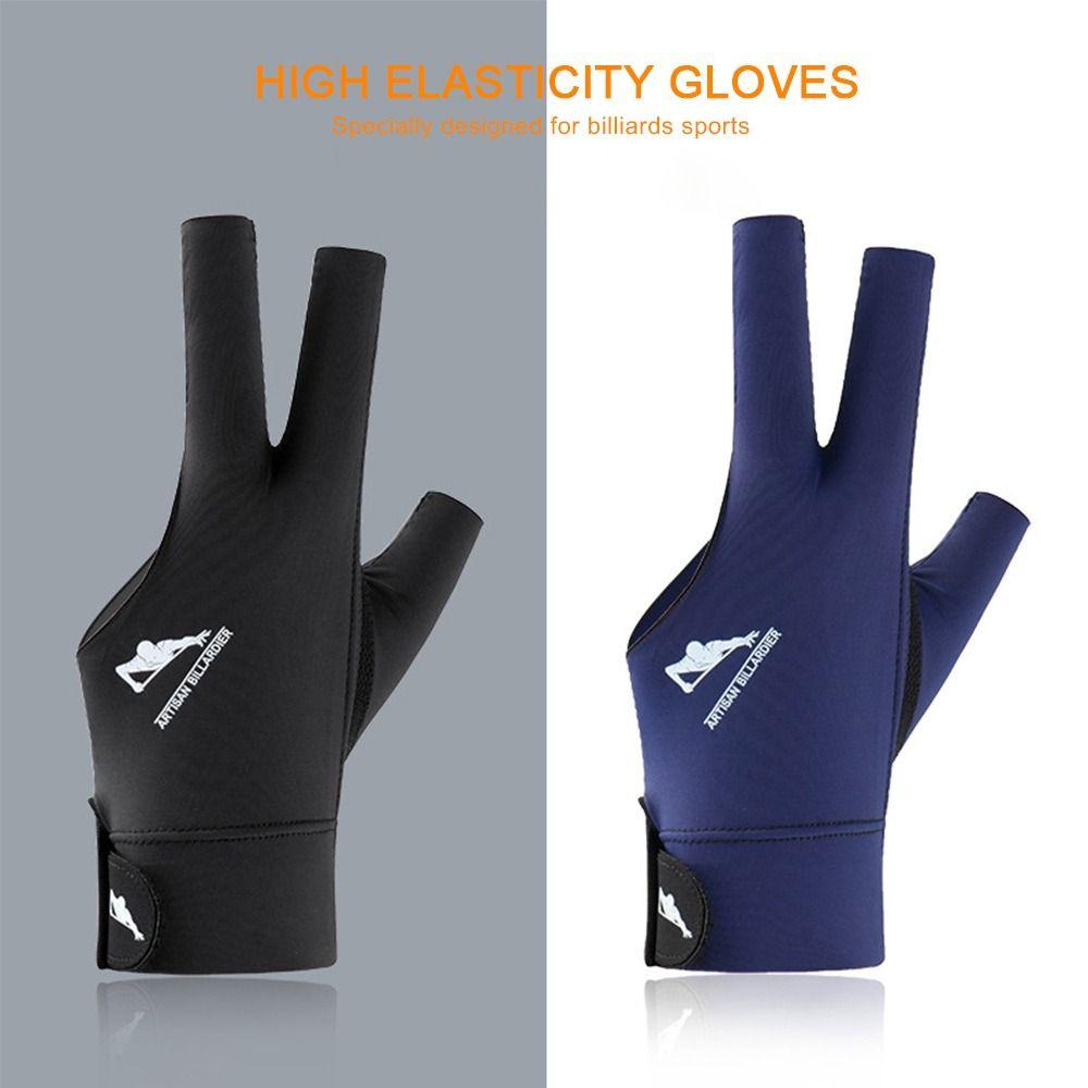 Left and Right Hand Billiards Glove Non Slip Billiard Training Gloves  Fitness Accessories