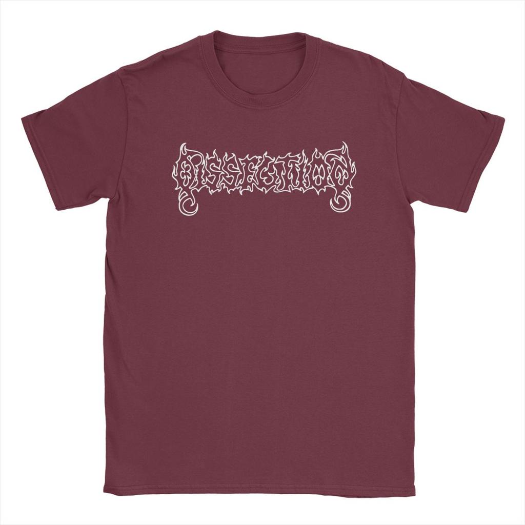 Dissection Band T Shirt Men's 100% Cotton Novelty T-Shirt Crewneck Tees Short Sleeve Clothing Party
