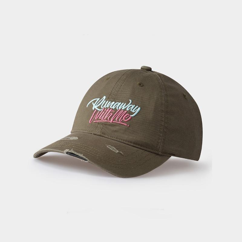 New deep top big head circumference baseball cap female face small versatile hole letter embroidery cap male sunshade trendy brand
