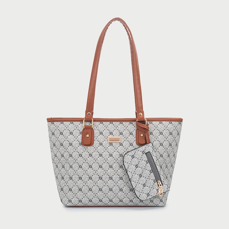 2025New Trendy High-End Printed Tote Bag Versatile Large Capacity Commuting Shoulder Handbag Underarm Bag