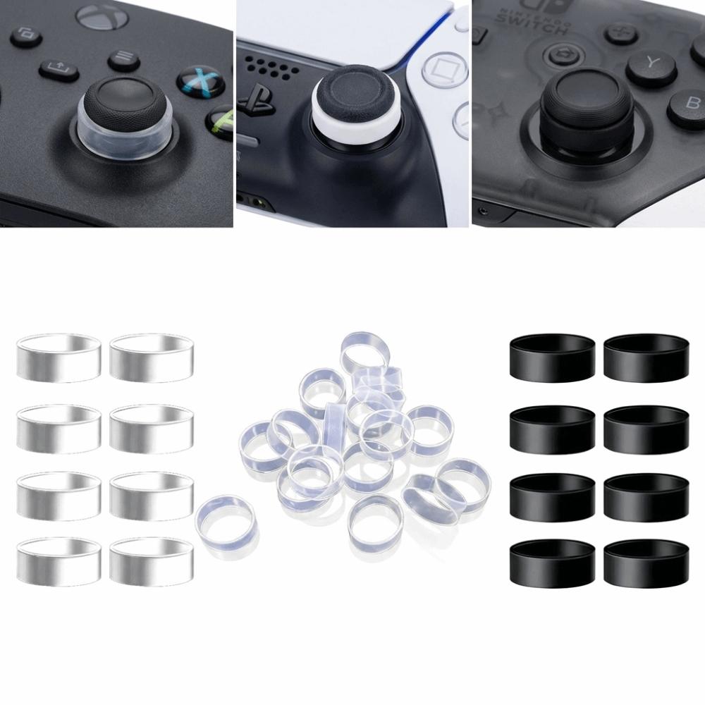 8PCS Transparent Joystick Silicone Guards for PS5 PS4 Pro Xbox VR2 ROG Joystick Protection