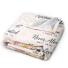 Christian Gifts Mom Religious Inspirational Faith Blankets Warm Cozy Throw Blanket Winter Girl Outdoor Travel Office Bedspread