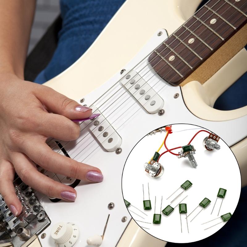 Amplificador de Guitarra Accesorio Electrónico Tono de Guitarra Condensador de Tono Condensador de Tono para Guitarra Eléctrica Tono de Guitarra Mejorado
