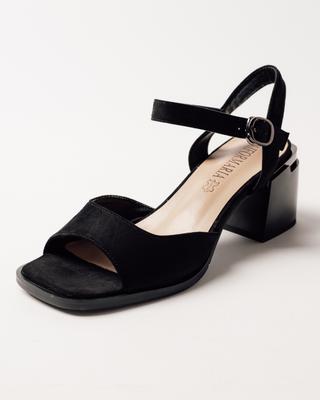 Aifоrmaria Heeled Sandals 377021968 36 Black Suede