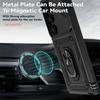 Armor Magnetic Bracket Case for Samsung S25 FE S26 S24 Plus S23 S22 S21 Note 20 Ultra Slide Camera Protection Shockproof Cover