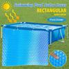 Swimming Pool Thermal Insulation Film Rectangular/Round Pool Protective Cover Floating Solar Cover Bubble Heat Retaining Film