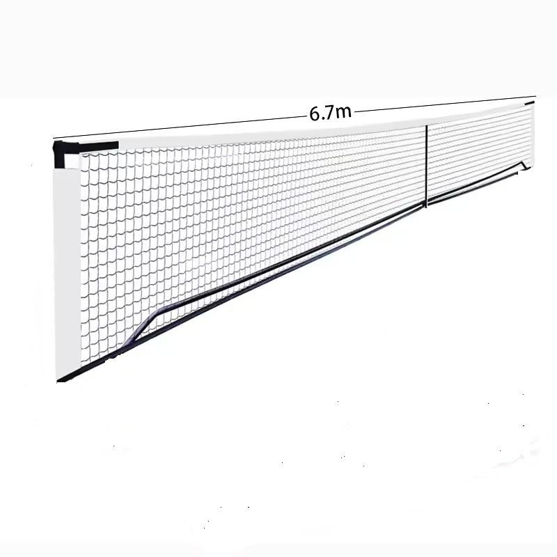 Filet de Pickleball Pliable et Portable 22 PI Filet de Pickleball Ensemble Sans Cadre Fournitures d'Entraînement pour Sports de Plein Air