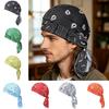 Paisley Cooling Headscarf Cap Hip-Hop Bandana-Cap With Digital Print Adjustable Tie-Back Summer Outdoor Street Dan Competition