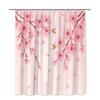 Pink Cherry Blossom Shower Curtain Soft Floral Branches Spring Time Decor Romantic Bathroom Style Waterproof Quick Setup