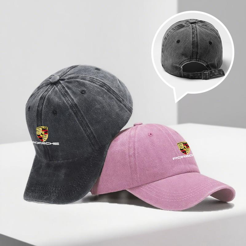 Per Porsche NO10 Cappellino da Baseball Visiera Cappello da Sole Unisex Regolabile Cappello Parasole Per Porsche Cayenne Panamera Macan Boxster Cayman 718 911 Adesivo