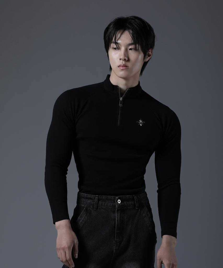 CARMID Antique Half-Zip Long Sleeve [Black]