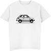 Marken-Design-Print Mann Baumwolle Motorholics Herren Original-Skizze Fiat 126 Auto T-Shirt Familie T