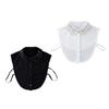 Embellished Detachable Collar Elegant Sheer Lace Appliques Clip On Neck Accessory For Women Men