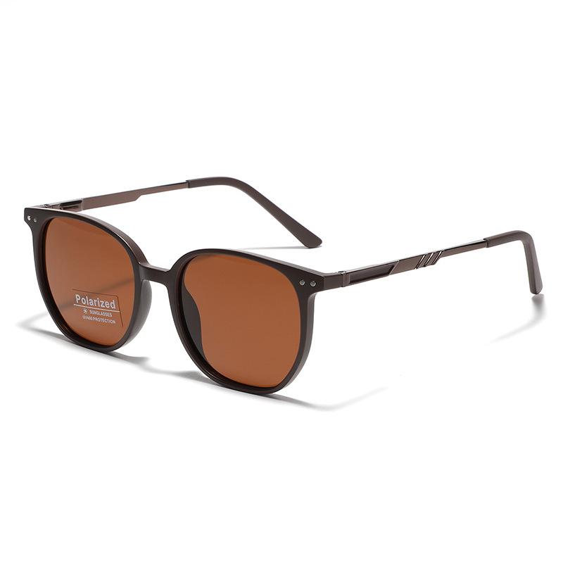 Glasses Square Versatile Polarized Sunglasses Men'S Retro Tr90 Sunglasses Women'S Sunglasses