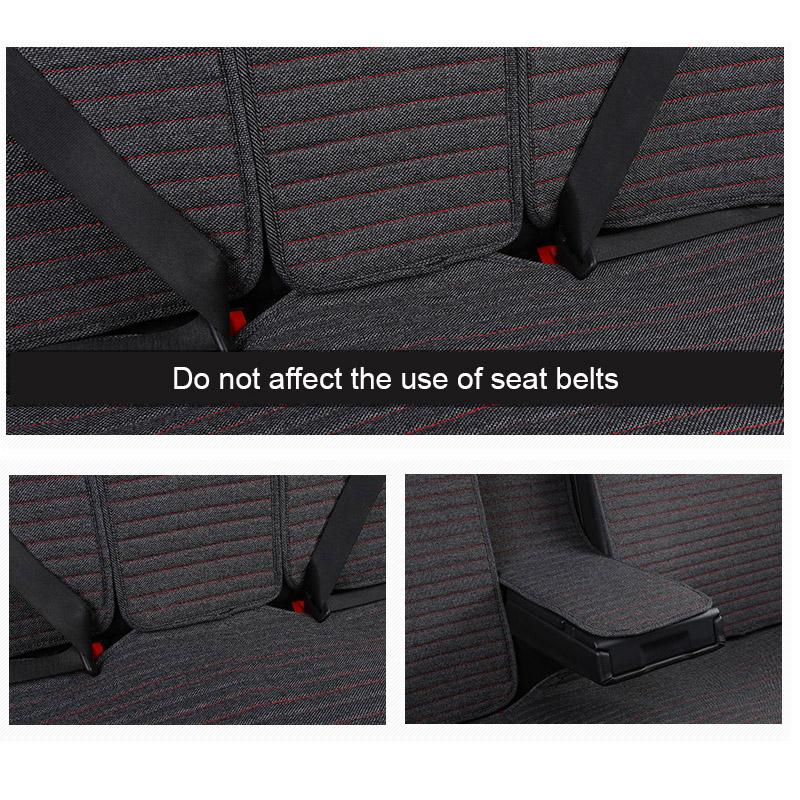 O SHI CAR 2 Pieces Front Cover Mat Protect Car Seat Cushion Universal Seat Covers Fit Most Automotive Interior Truck SUV
