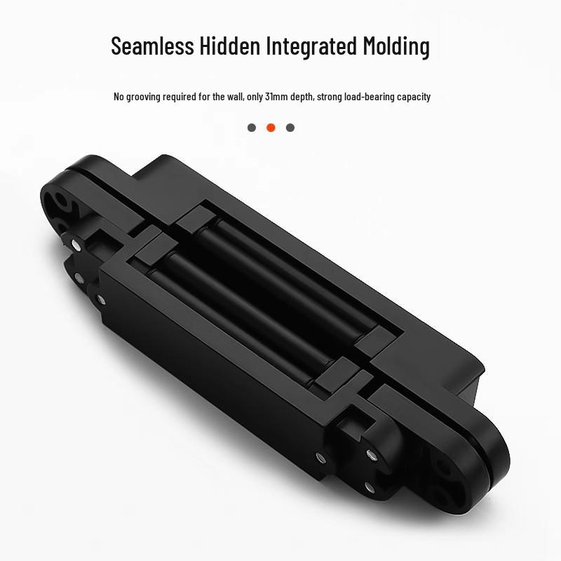 3D Adjustable 180° Concealed Invisible Folding Door Hinge