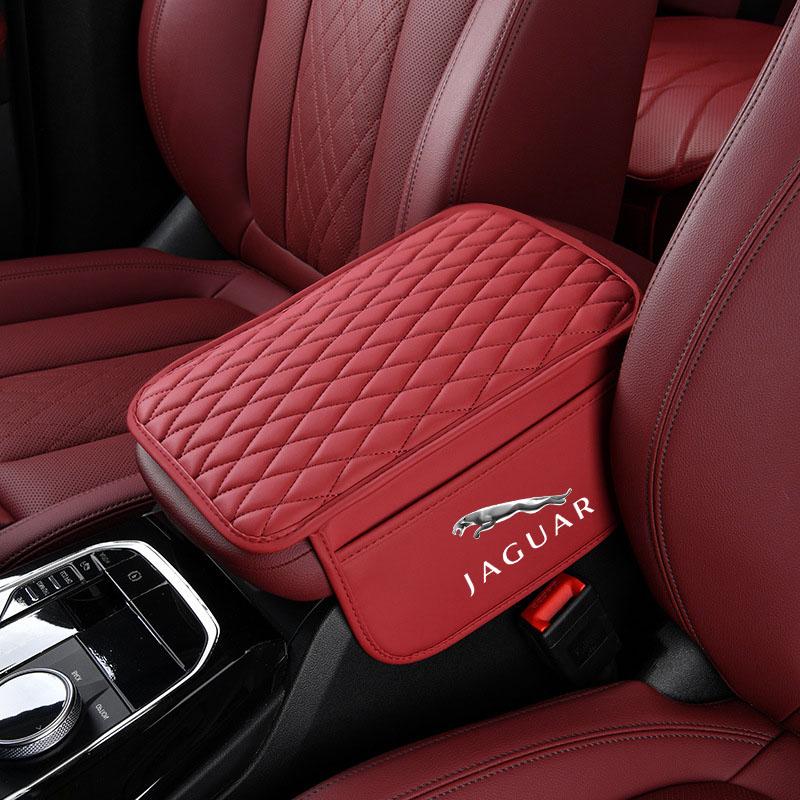 Nahast Autokonsoolid Auto Käetoe Padi Panipaiguga Stiilne Jaguar XF XE XJ XJ8 X351 F Pace X Type F Type Kaelakee Tijera Ropa Võtmehoidja