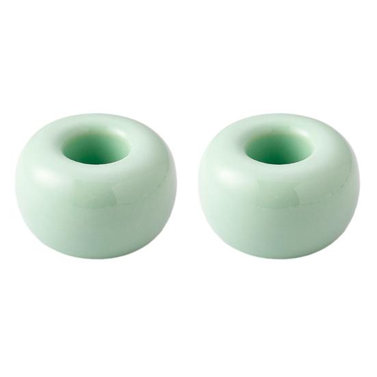 2 buc Suport pentru periuțe de dinți Ceramic cu Design Gol Suport Multi-Scop Suport pentru Pensule de Machiaj pentru Blatul Băii