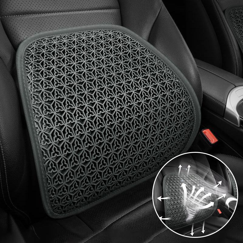 Car Seat Chair Back Cushion Ventilate Mesh Lumbar Back Brace Car Seat Chair Cushion Office Home Massage Back Cushion Universal
