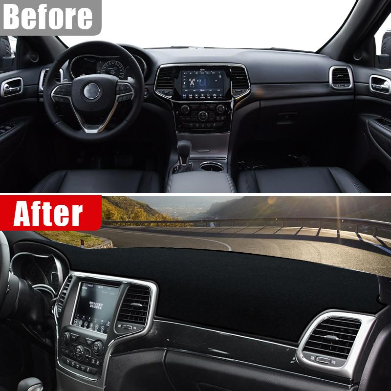 Car Dashboard Cover Pad For Jeep Grand Cherokee WK2 2011 - Avoid Light Carpet Mat 2013 2014 2016 2017 2018 Accessories