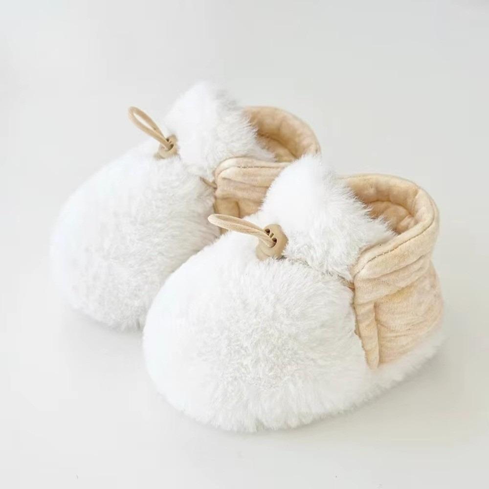 Plush Newborn Baby Shoes Soft Anti-Slip Socks Slipper Casual Infant Toddler Crib Boots Girls Boys