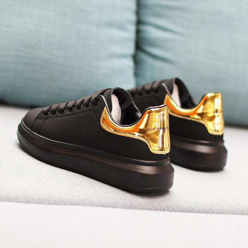 2024 Small White Shoes for Men Thick Soles for Men Skateboard Shoes for Lovers Casual Sports Shoes for Men Light Travel Shoes