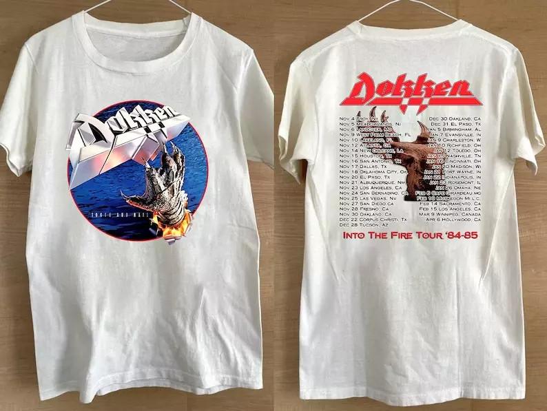 Dokken Tooth and Nail Into The Fire Tour '84-85 T-Shirt Unisex T-Shirt