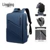 LingJing Men's Business Laptop Backpack