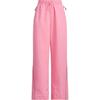 Piping Woven Tracksuit Bottoms Casual Pants Women's Simple Pink JJ3782