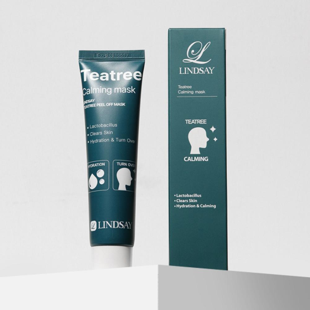 Lindsay Cooling Calming Moisturizing Turnovers Tea Tree Calming Mask Peel Off Pack 70ml