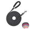 YYKSYDPT Long Leash Ideal for Large and Medium Long Dog Leash with Comfortable Handle and Reflective Strips 20m, Dogs, Tangle-Free (Black, 20M)
