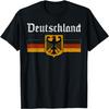 Deutschland Flag Eagle Vintage German Heritage Pride T-Shirt