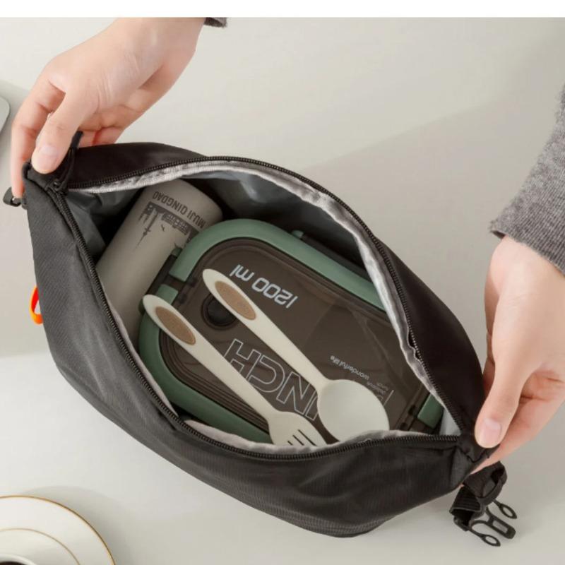 Lunch Bag Insulated Lunch Box, Small Leakproof Cooler Food Lunch Containers Reusable High Capacity Bags for Work, Travel