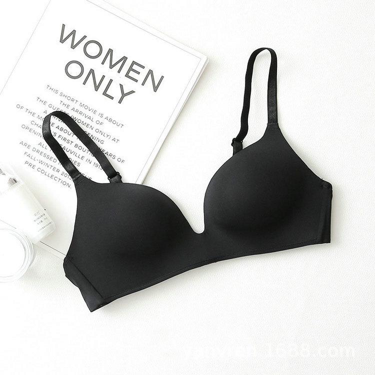 Japanese Style Seamless Push-Up Wireless Triangle Bra for Women