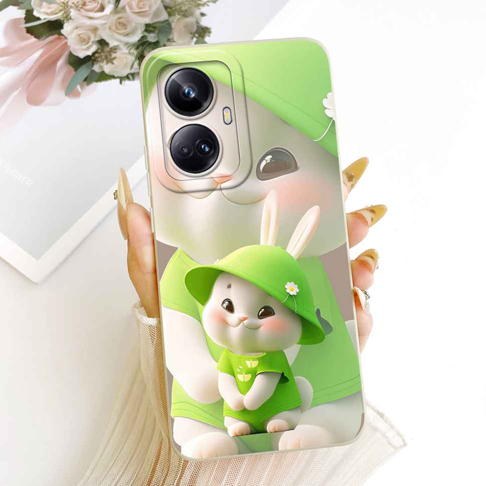 For Realme 10 Pro Plus 5G RMX3687 RMX3686 Case Fashion Painting Flower Silicone Soft Casing For Realme10 Pro+ ProPlus Back Cover