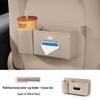 Qiyuan Car Seat Back Multi-functional Storage Box: Tissue, Cup, and Organizer Holder