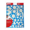 Apli Agipa - Metallic Christmas Stickers Gold and Silver X 244