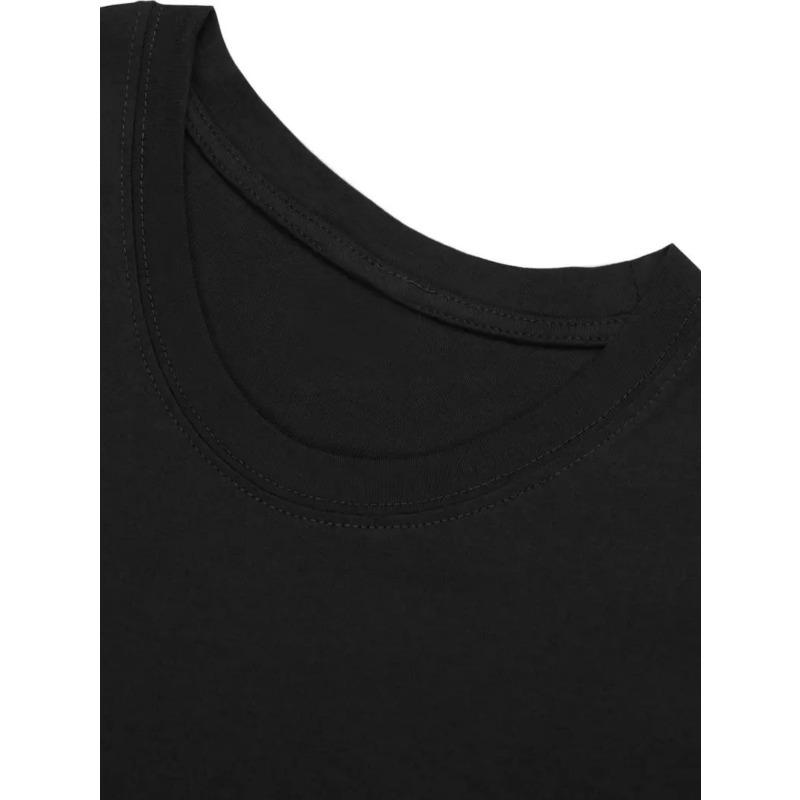 European Sizes Summer Short-Sleeve Print T-Shirt for Girls, Casual Round-Neck Top for Summer And Spring