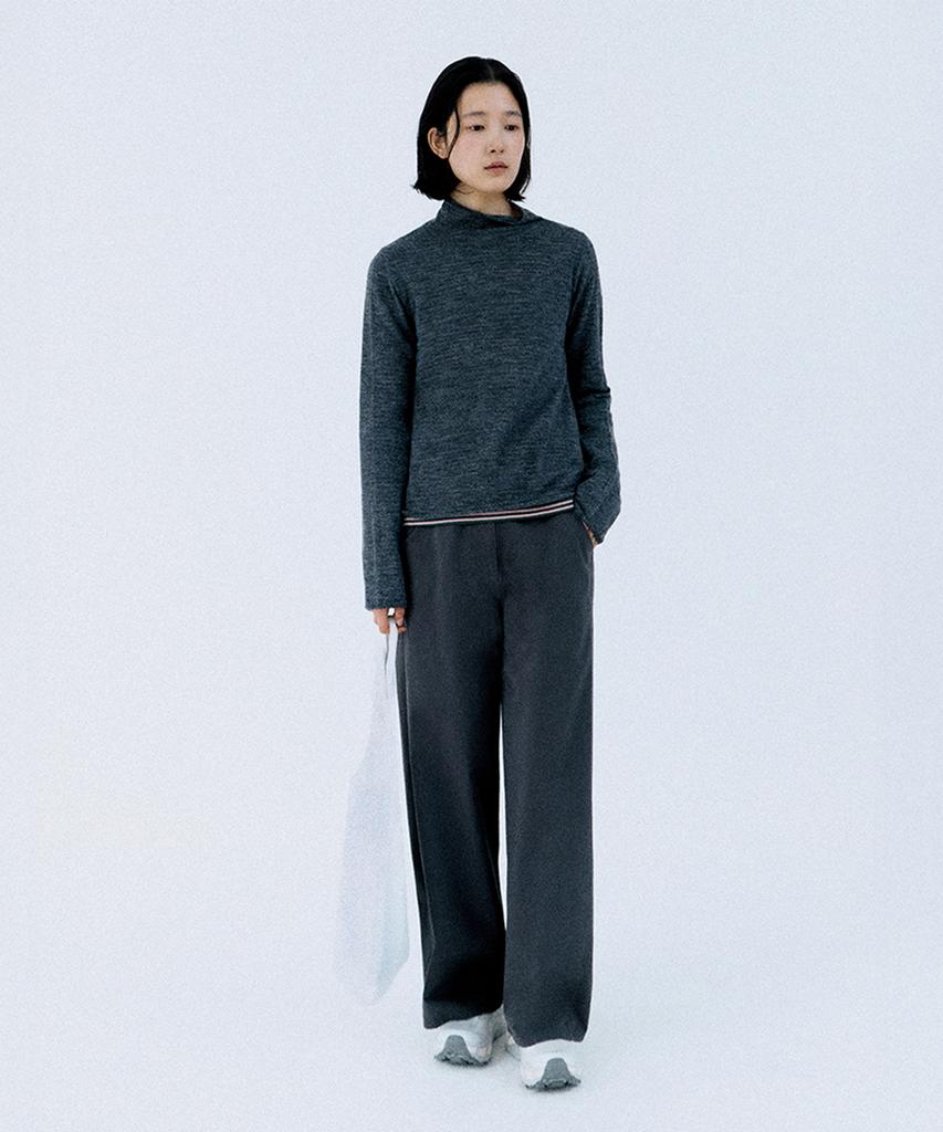 Monokeulom Dew Wholegarment Pullover (Charcoal)