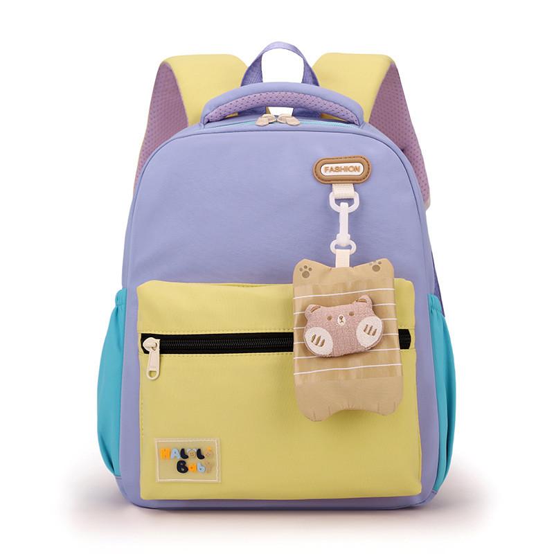 Toddler Kids Kids Letter Pattern Nylon Backpack With Antiwear And Antiload For Kindergarten